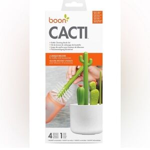 New in Box Boon Cacti Bottle Cleaning Brush Set- NEW Not Used
